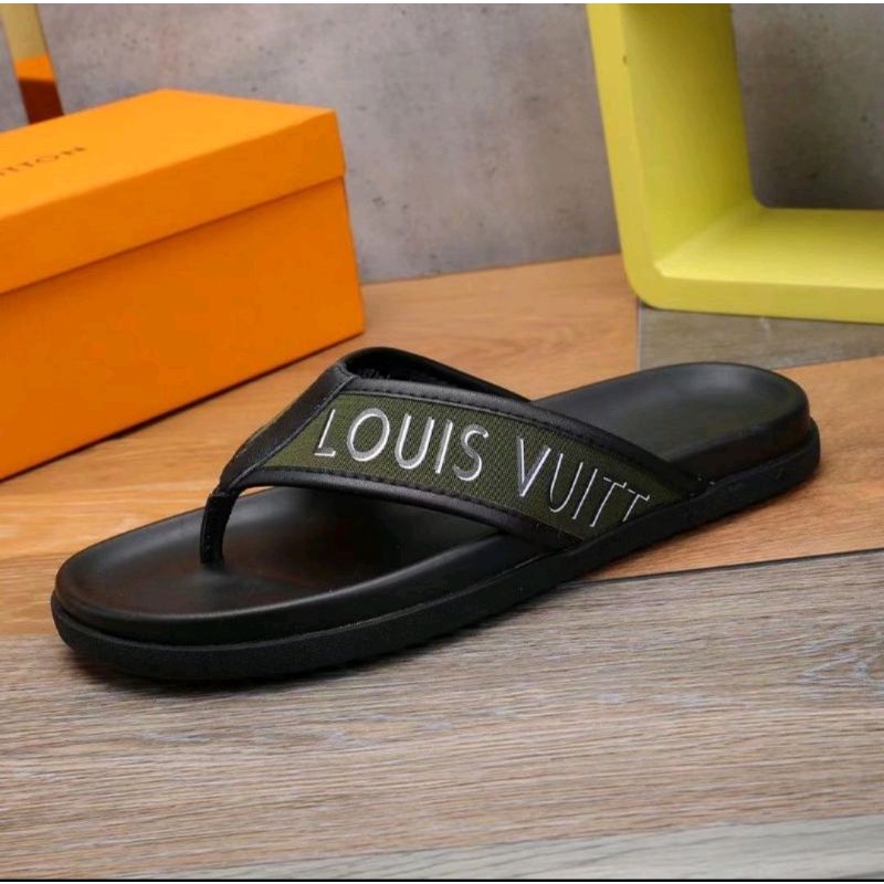 sandal lv pria sendal cowok selop slippers lou is vuitton