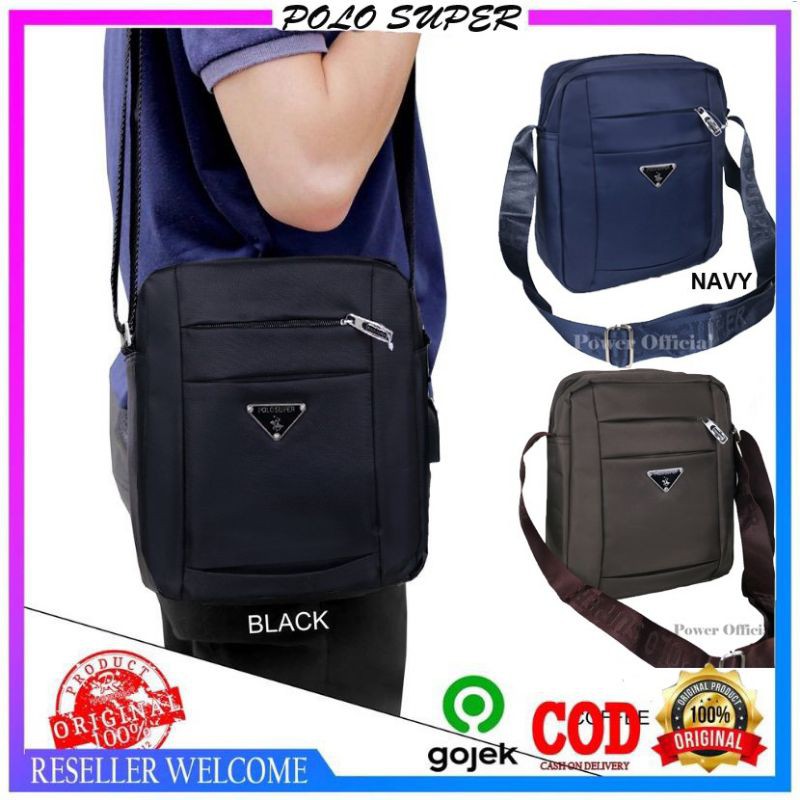 tas selempang tas bahu original polo seper