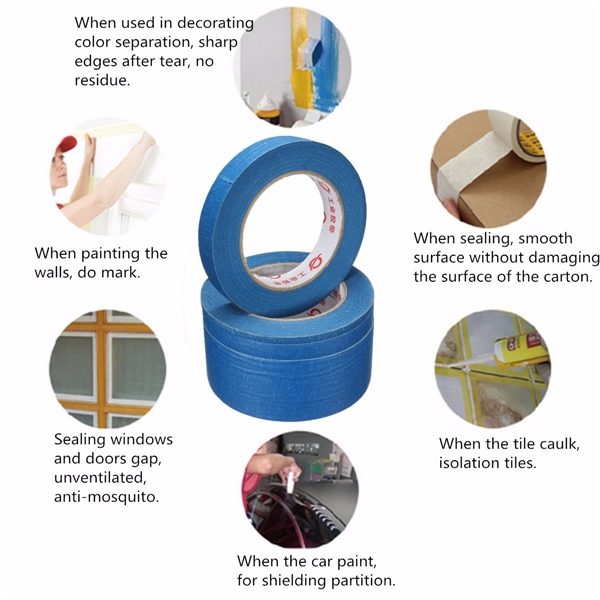 Suneducationgroup Com Business Office Industrial Material Handling New 2 X 1 Roll General Purpose Quality Masking Tape Of Size 50mm X 50m