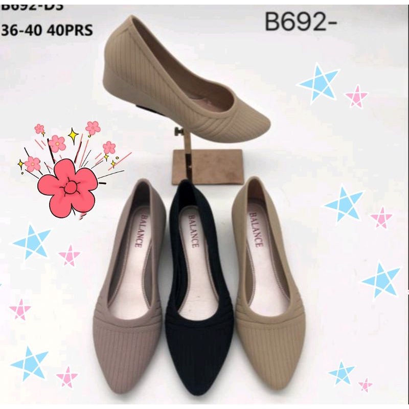 Sepatu Wedges Wanita, Sepatu Jelly 692 Balance