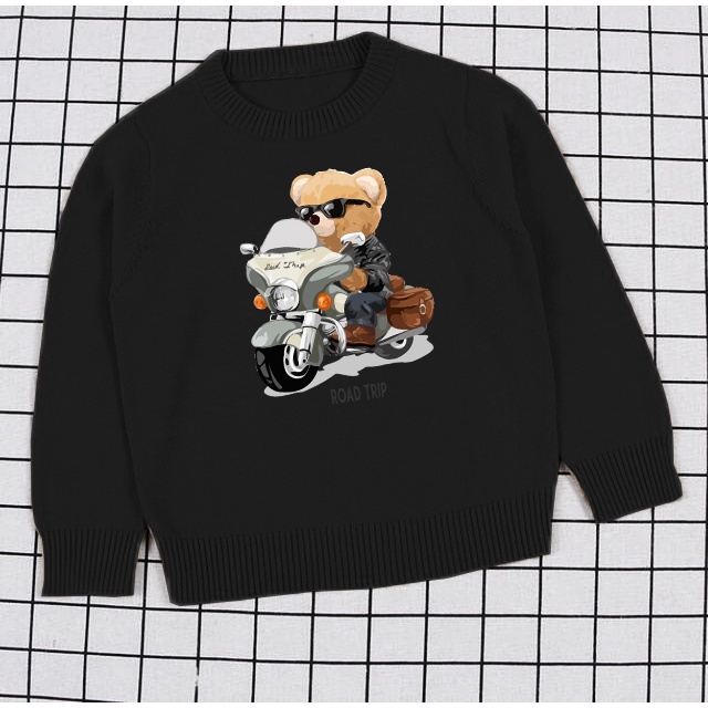 Crewneck Anak Road Trip Sweater anak size M-XXL