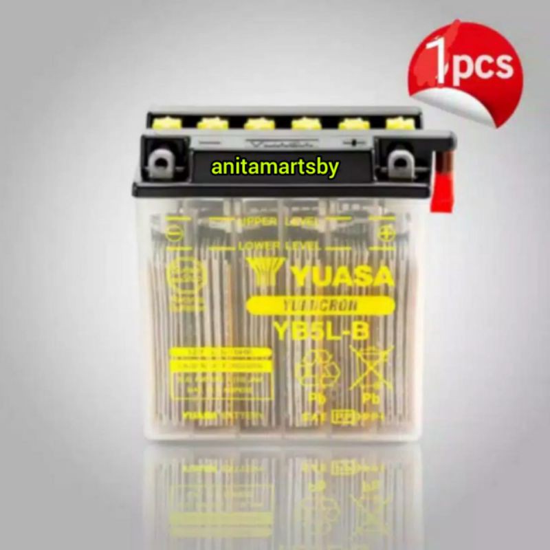 #PROMO Accu / Aki Motor Yuasa YB5L-B Aki Basah