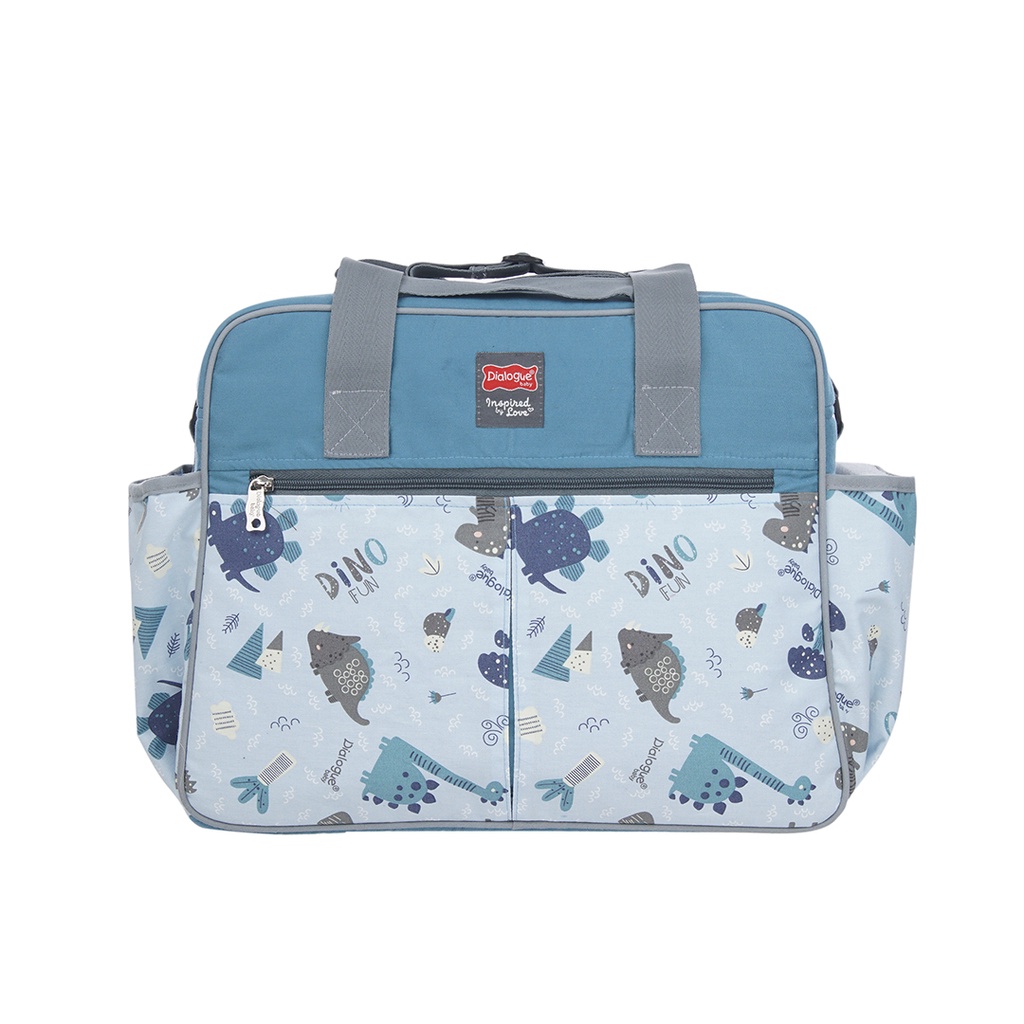 Dialogue Baby Tas Bayi Besar + Tempat Botol Susu Dino Fun Series - DGT7254