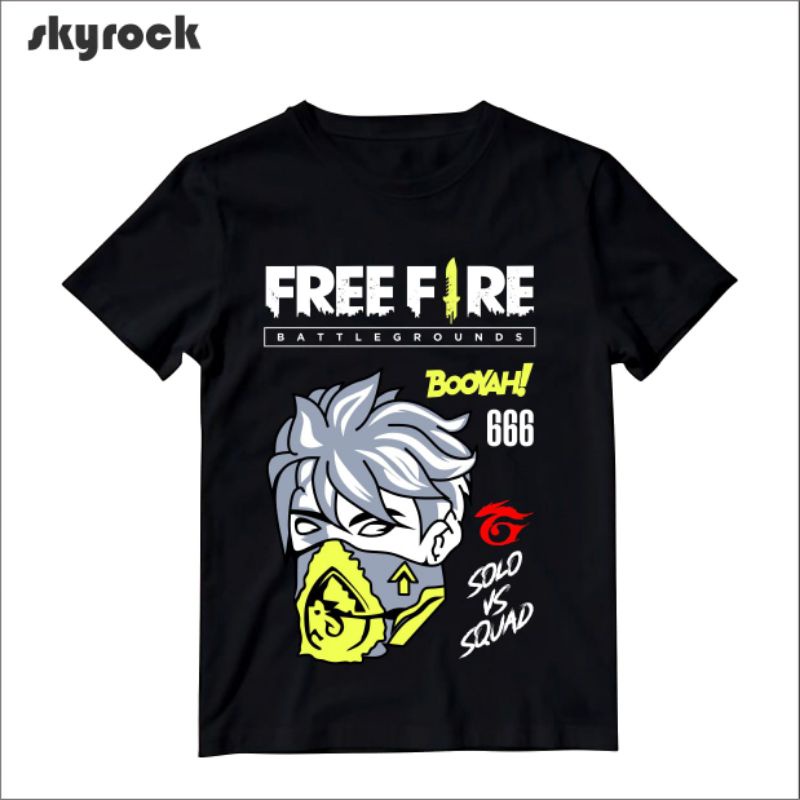 KAOS ANAK FREE FIRE KAOS COUPLE ANAK TERBARU KERENNN TERLARIS KAOS ANAK