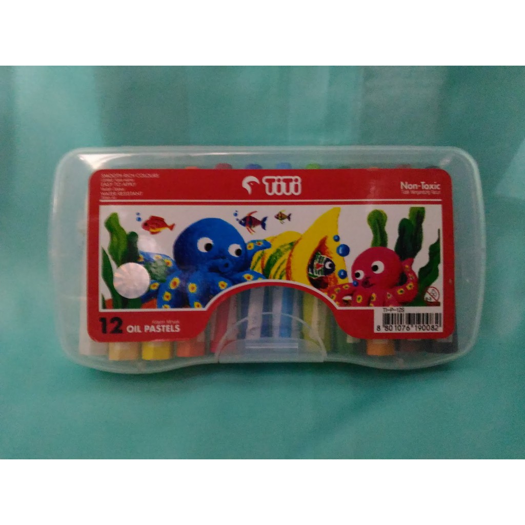 

Crayon Krayon Merk TITI 12 Warna tanpa embel-embel merk lain TITI saja Bagus Murah READY STOCK