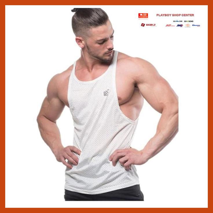 TANK TOP PRIA, MUSCLE TANK TOP, SINGLET PRIA, TANK TOP GYM PRIA / TANK TOP PRIA, MUSCLE TANK TOP, SI