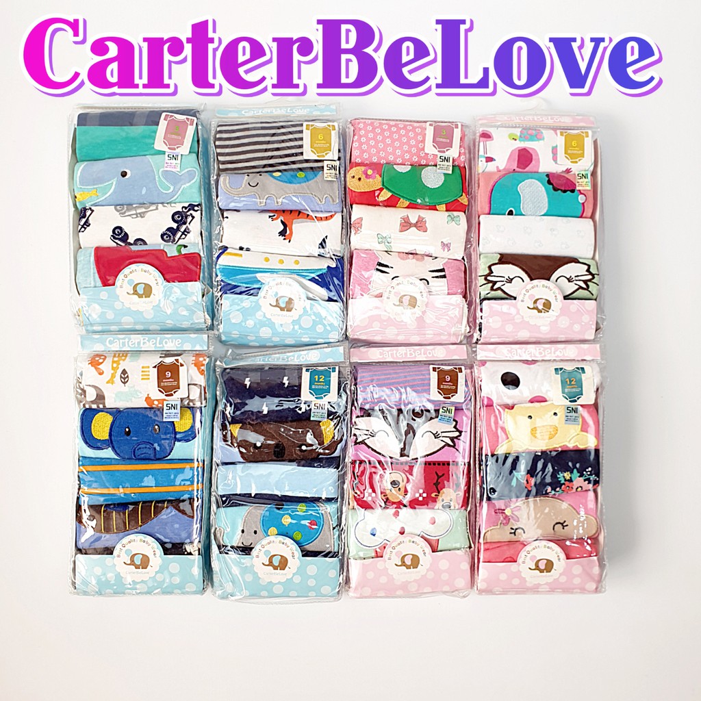 Jumper Pendek / Bodysuit Bayi Flower Carts 5in1 / BE LOVE