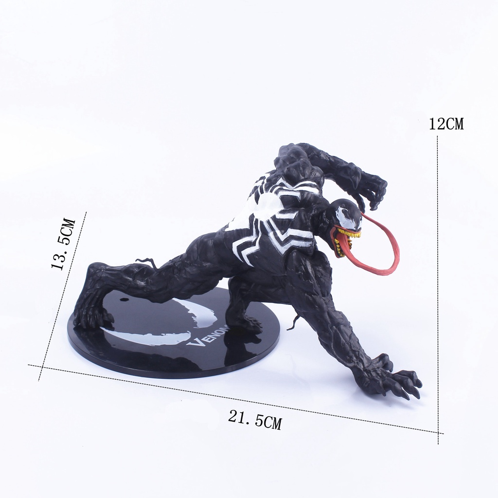 Mainan Action Figure Model Marvel Carnage Black Venom Brock Spider-Man Bahan Pvc