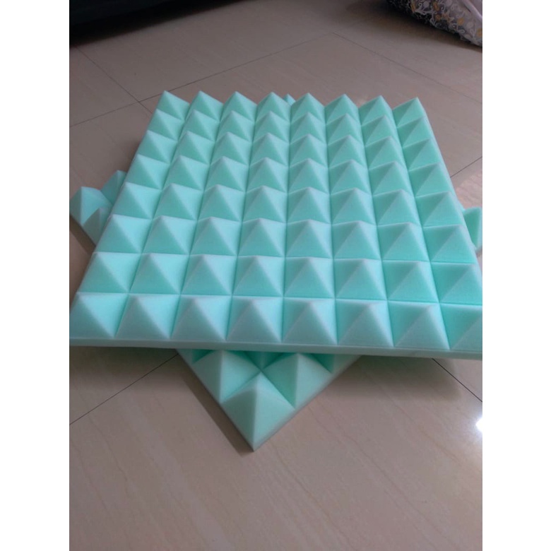 Busa Peredam Suara Model Pyramid - Acoustic Foam 50x50x7 cm