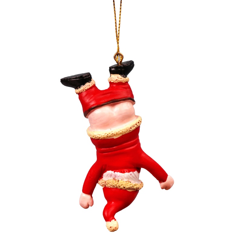 Kerajinan Liontin Gantung Tema Natal Bahan Resin Untuk Dekorasi Taman Halaman Luar Ruangan