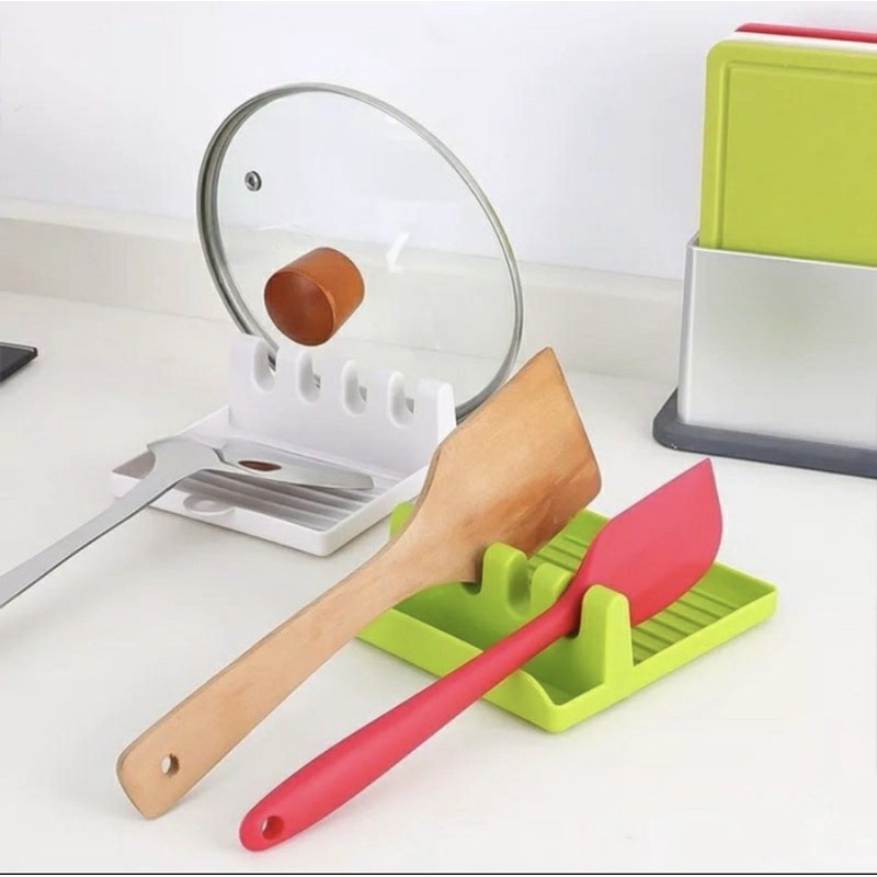 Tatakan holder Spatula / Rest holder Spatula / Kitchen Utensil / Dudukan spatula