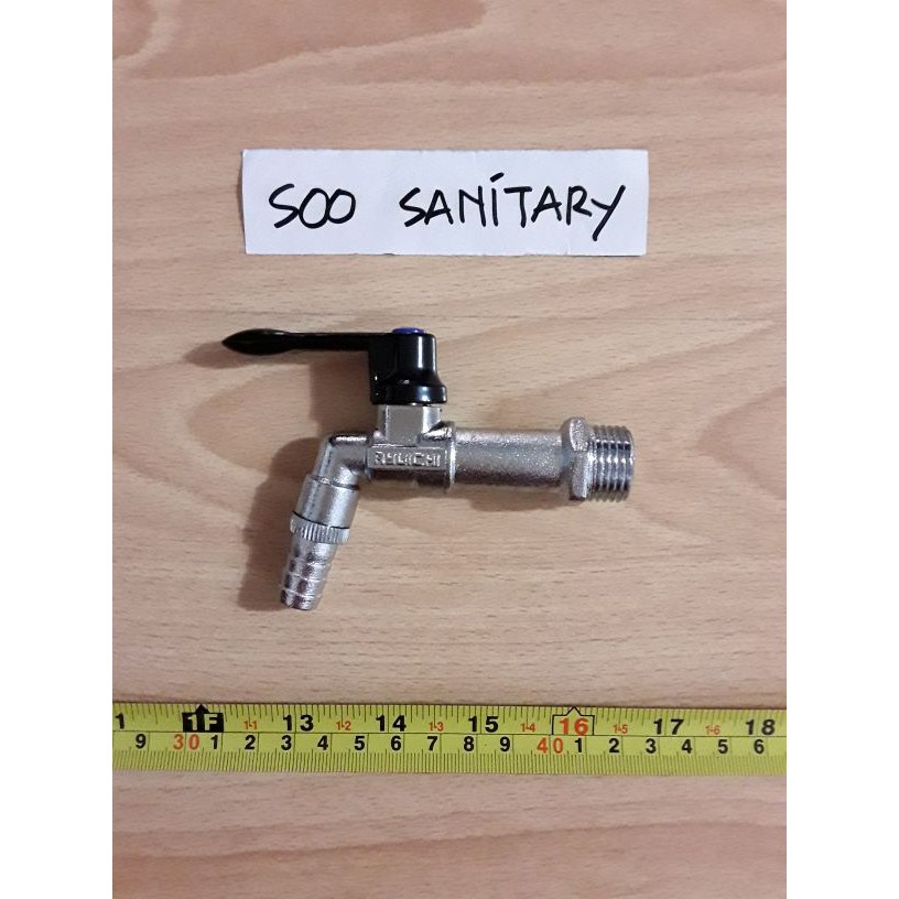 Kran Taman BLS 1/2" Ryuichi - Kran Air Tembok Cucuk Selang