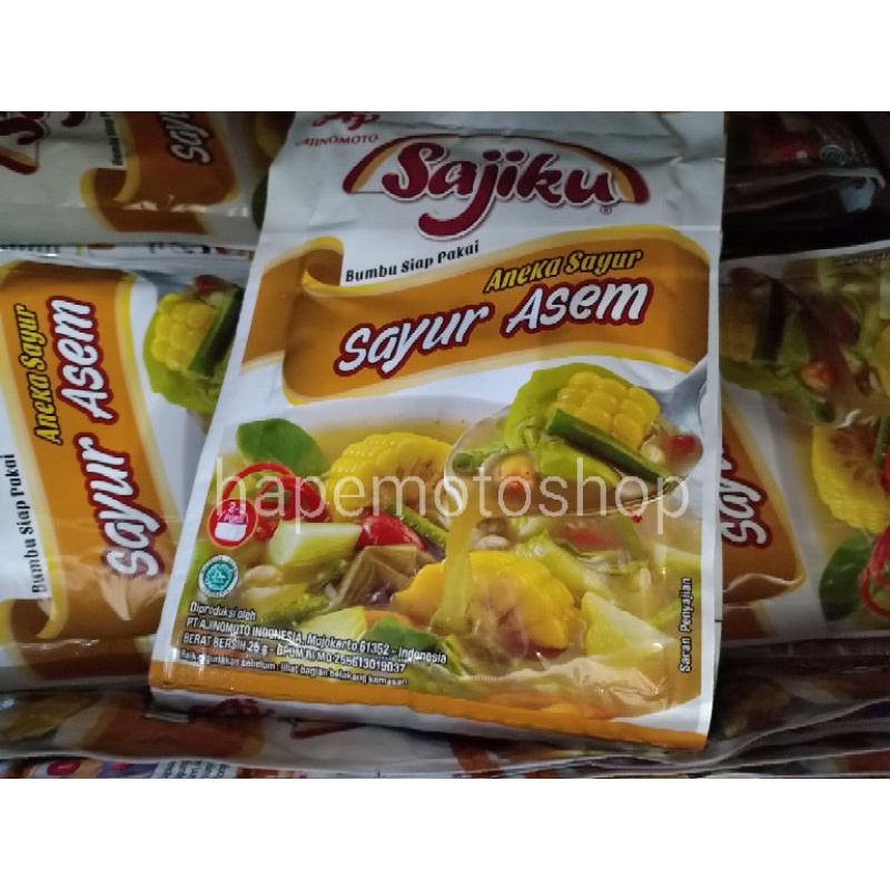 

Sajiku Sayur Asem 25gr Bumbu Praktis Sachet