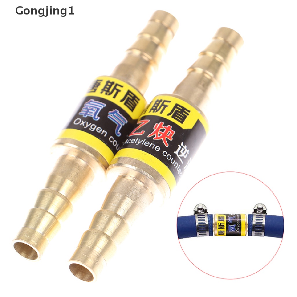 Gongjing1 1pc Katup Pipa Flashback Arrestors Of Acetylene &amp; Oxygen Fuel Check