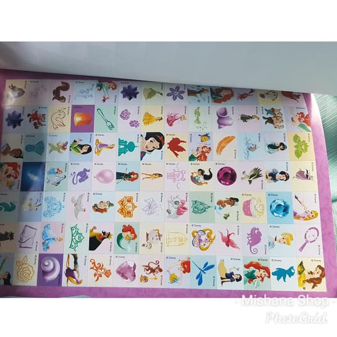 Buku Sticker Activity Disney Princess Enchanting Adventure English