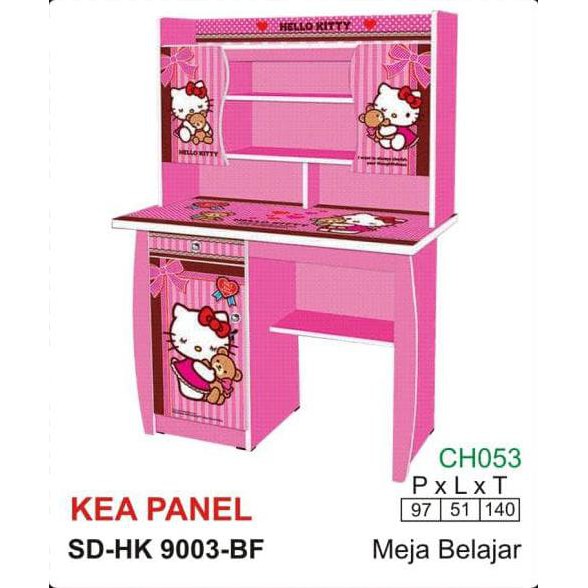 Meja Belajar Hello Kitty – Kea Panel Sd-Hk 9003-Bf Jesikaya