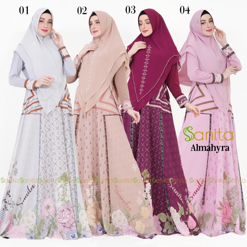 Almahyra Syari Original By Sanita (READY SIAP KIRIM)