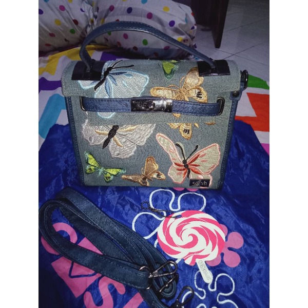 tas Gosh denim butterfly