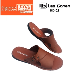  Sandal  Sendal Kulit Pria  Sendal Terbalu Sandal  Laki Laki 