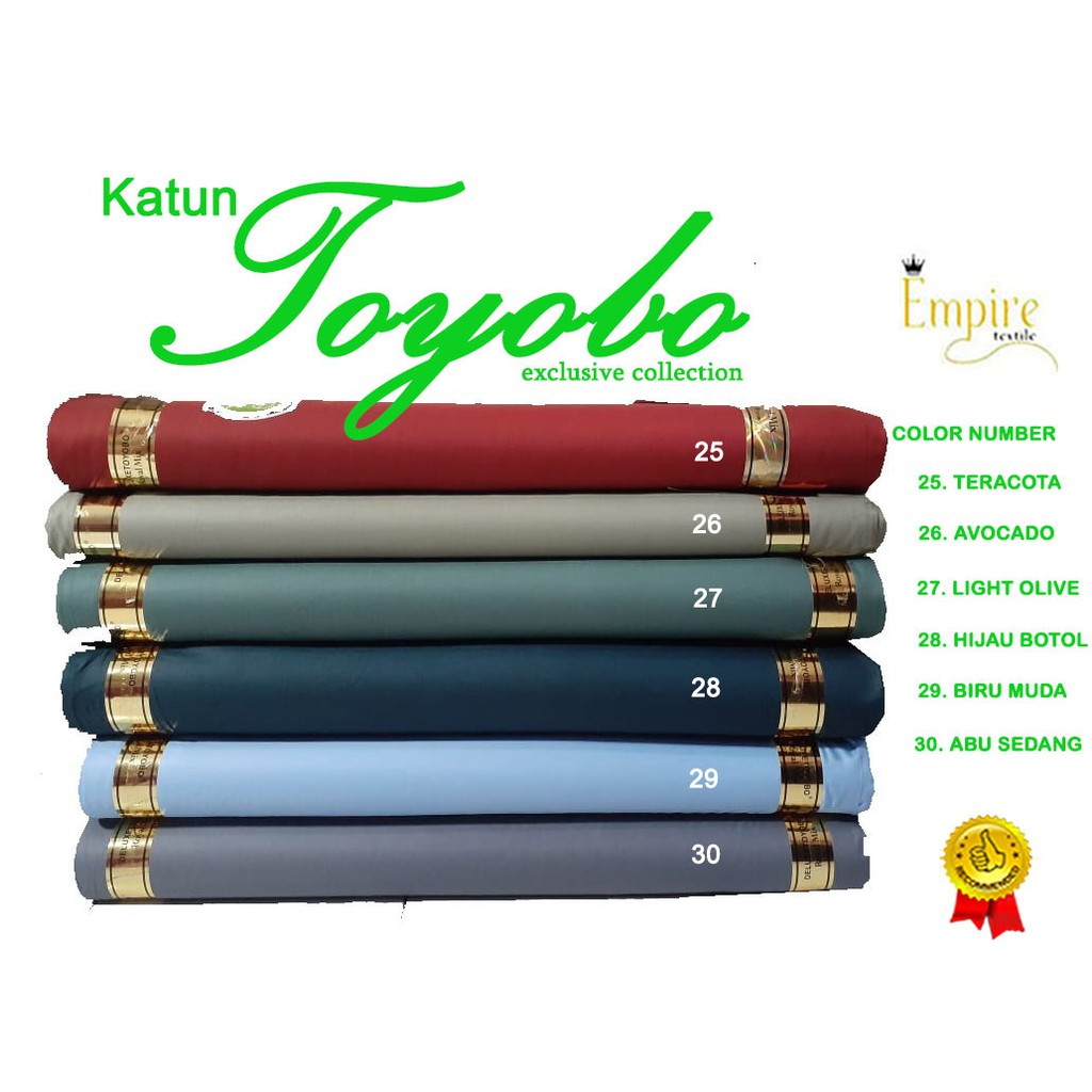 KAIN KATUN TOYOBO ROYAL MIX PER 1 METER