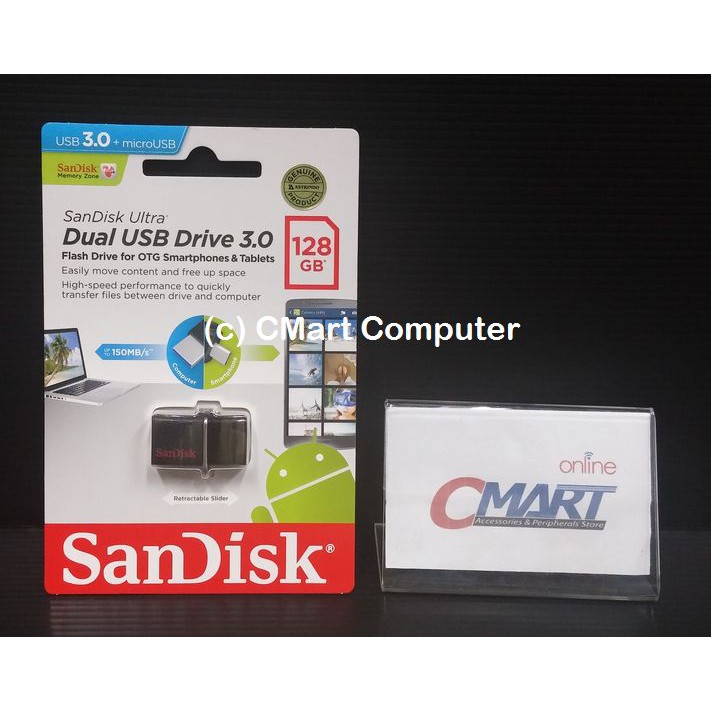SanDisk OTG 128GB Flashdisk Flasdisk USB 3.0 - SDDD2-128G-GAM46