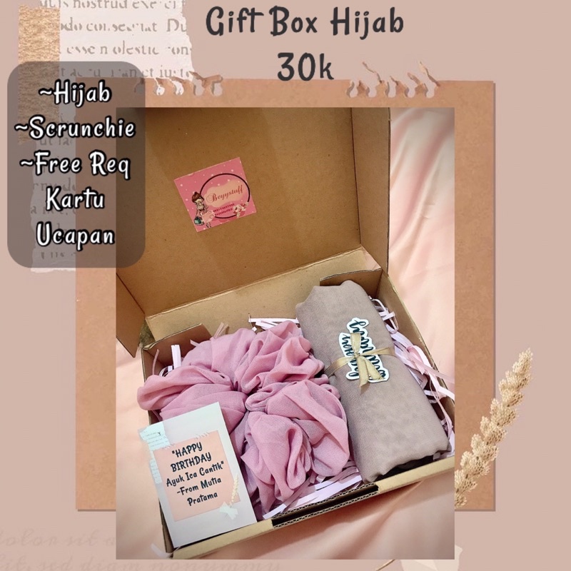 PAKET GIFT BOX HIJAB