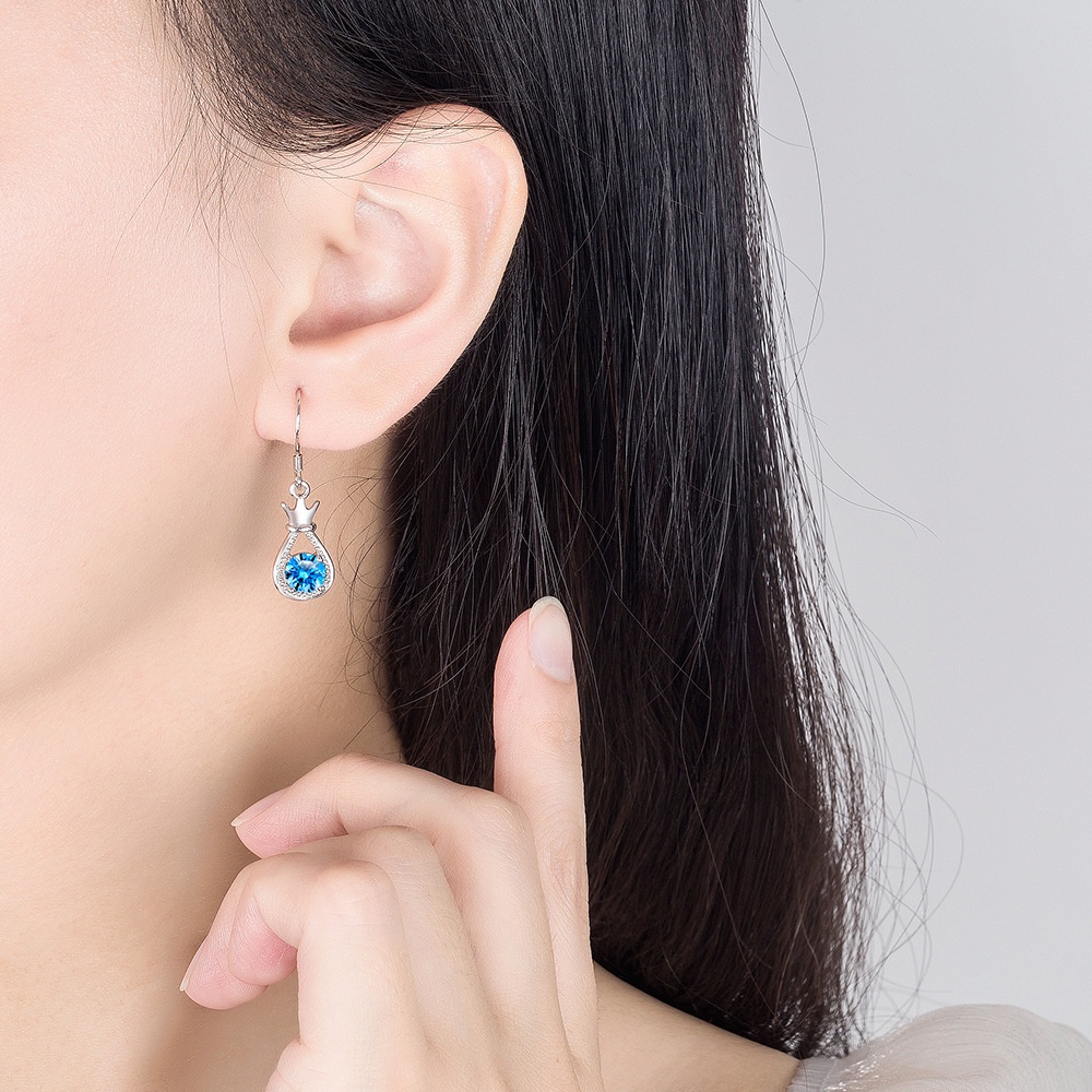 Anting Perak 925 Wanita Kepribadian Perhiasan Fashion