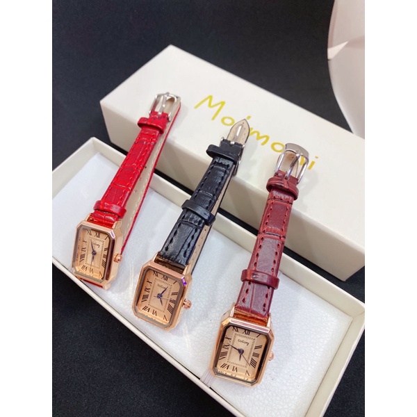 Gogoey Jam Tangan Gaya Korea Strap Pu Leater Analog Quartz Fashion RJ-899