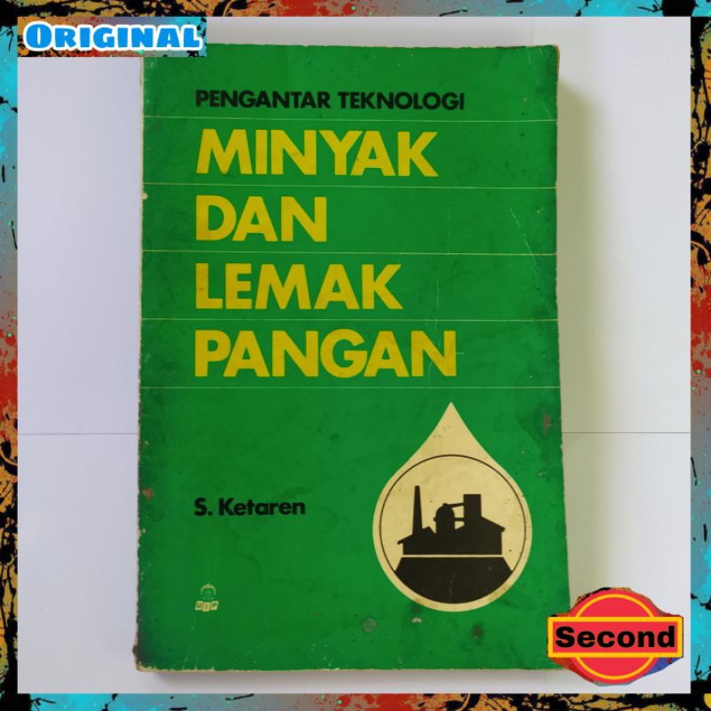 Jual Buku Pengantar Teknologi Minyak Dan Lemak Pangan Original By S