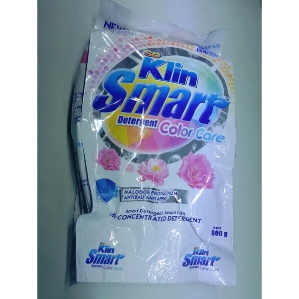 soKlin SMART Detergent Color Care 800 gr [ Gratis 1 piring keramik  ]