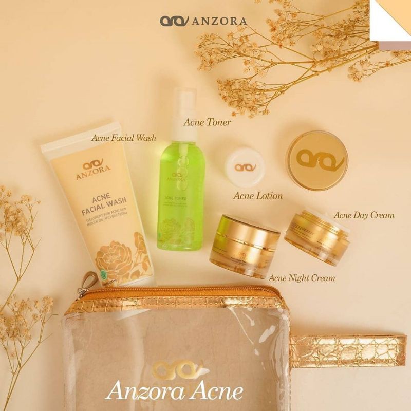 Anzora Skincare Paket Acne / Anzora paket jerawat / Anzora Cianjur