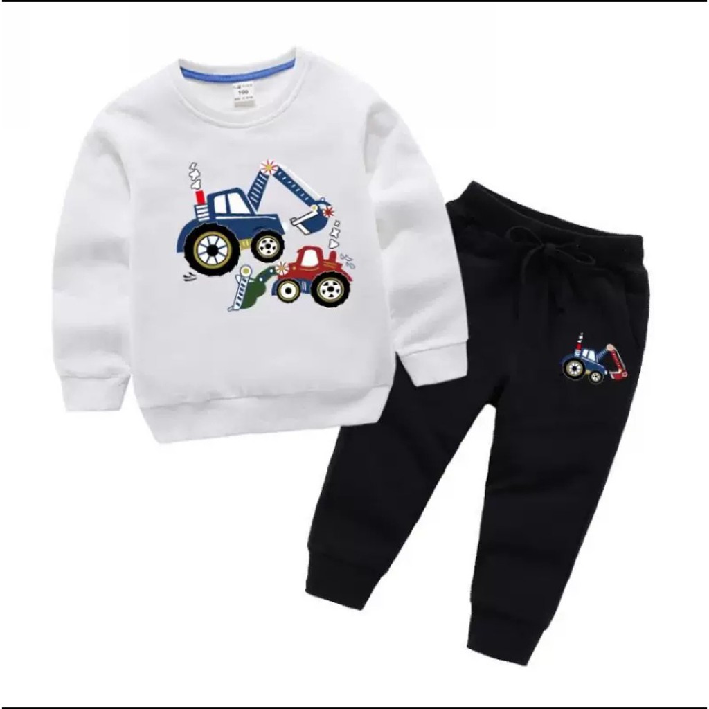 Amspro Setelan anak laki-laki Deco stelan anak baju anak set Deco
