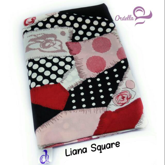 Hijab segi empat motif / jilbab monalisa / jilbab syari / kerudung wolfis / hijab segi empat wolfis