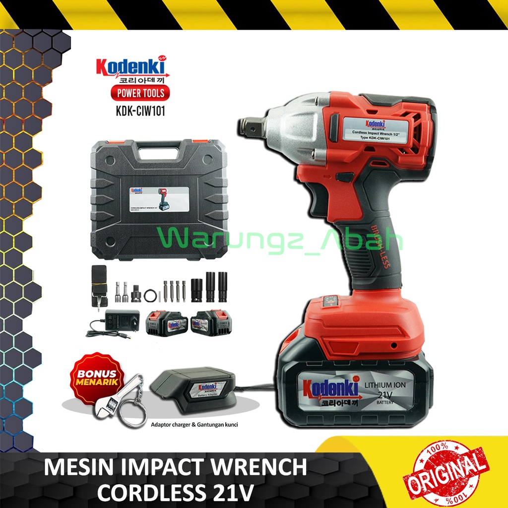 ALAT MESIN BOR BUKA BAUT MUR CORDLESS IMPACT WRENCH DRIVER WIRELESS BATERAI IMPACT PEMBUKA BAUT CHAR