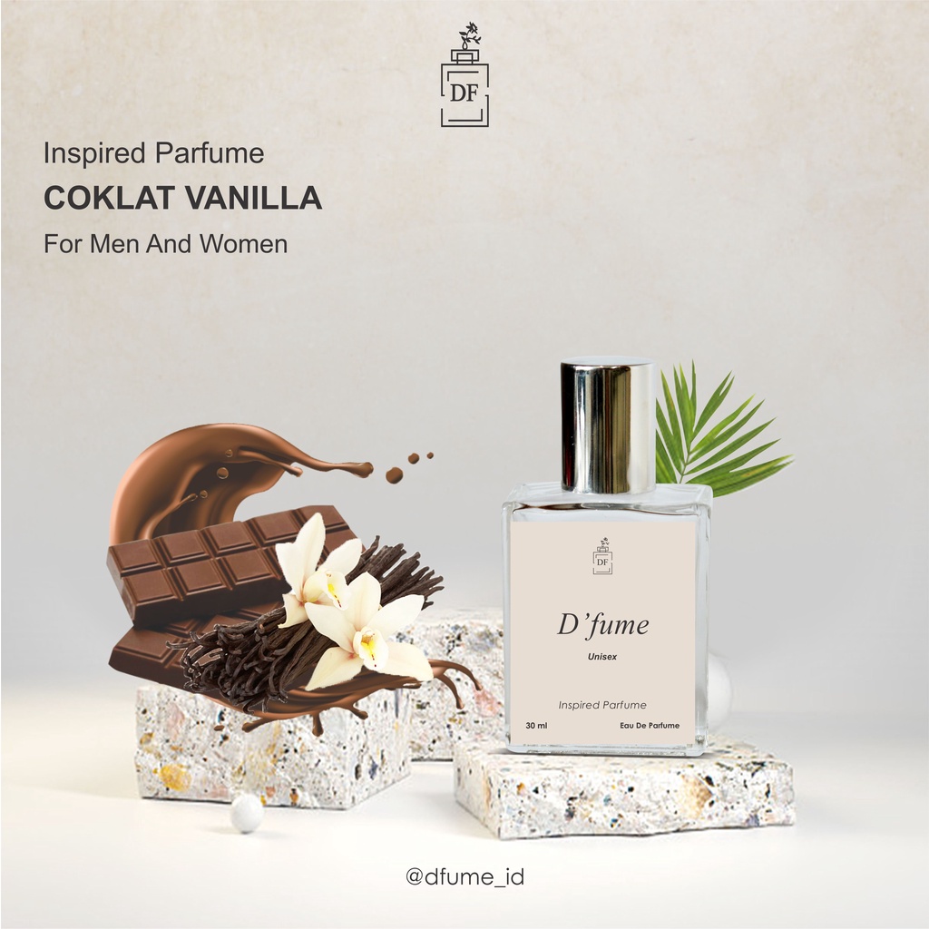 Parfum COKLAT Vanilla by DFUME Parfume COKELAT Vanila Pria & Wanita Unisex Minyak Wangi Tahan Lama F