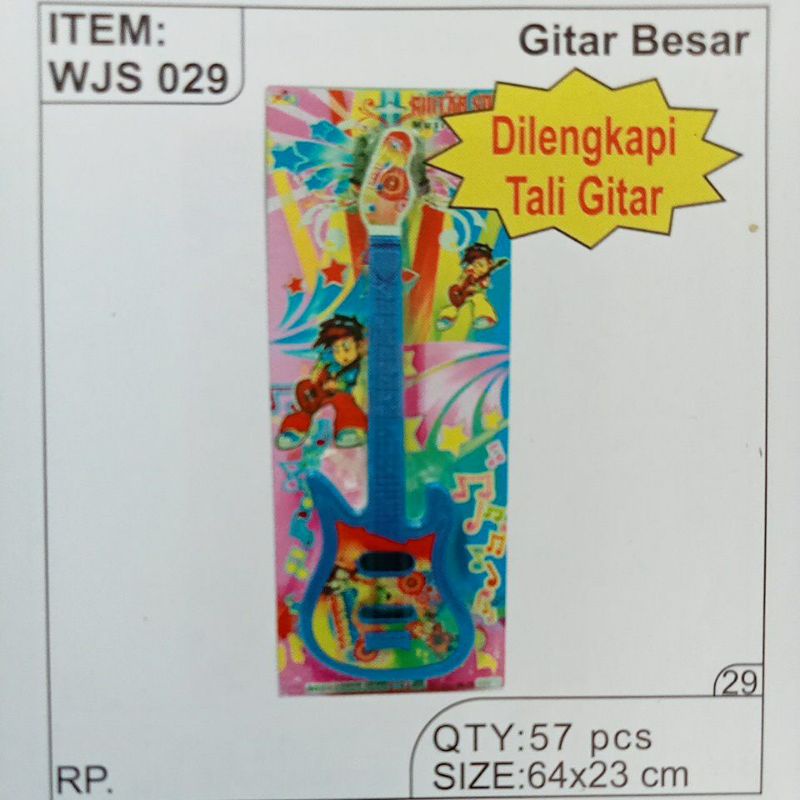 WJS029 Mainan Gitar Mania Besar  WJS 029