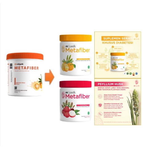

Mganik Metafiber - 42 sajian - Detox