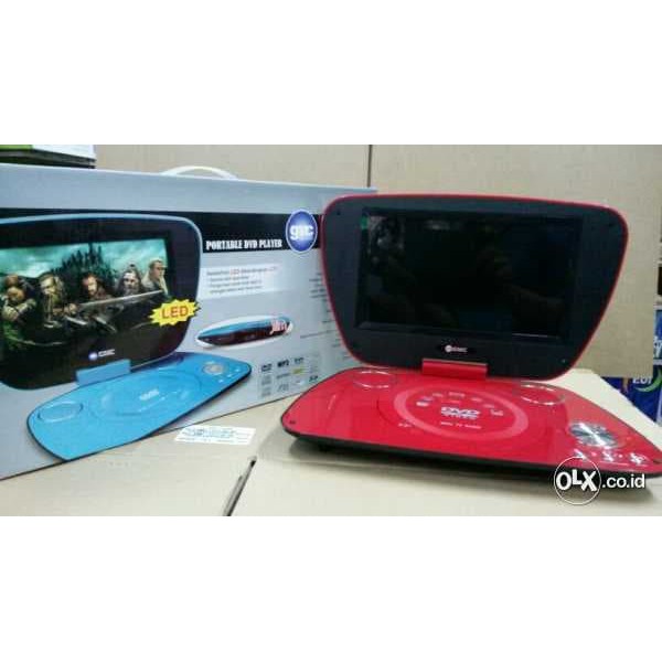 PROMO.. Dvd Tv Portable 7inch Merk GMC