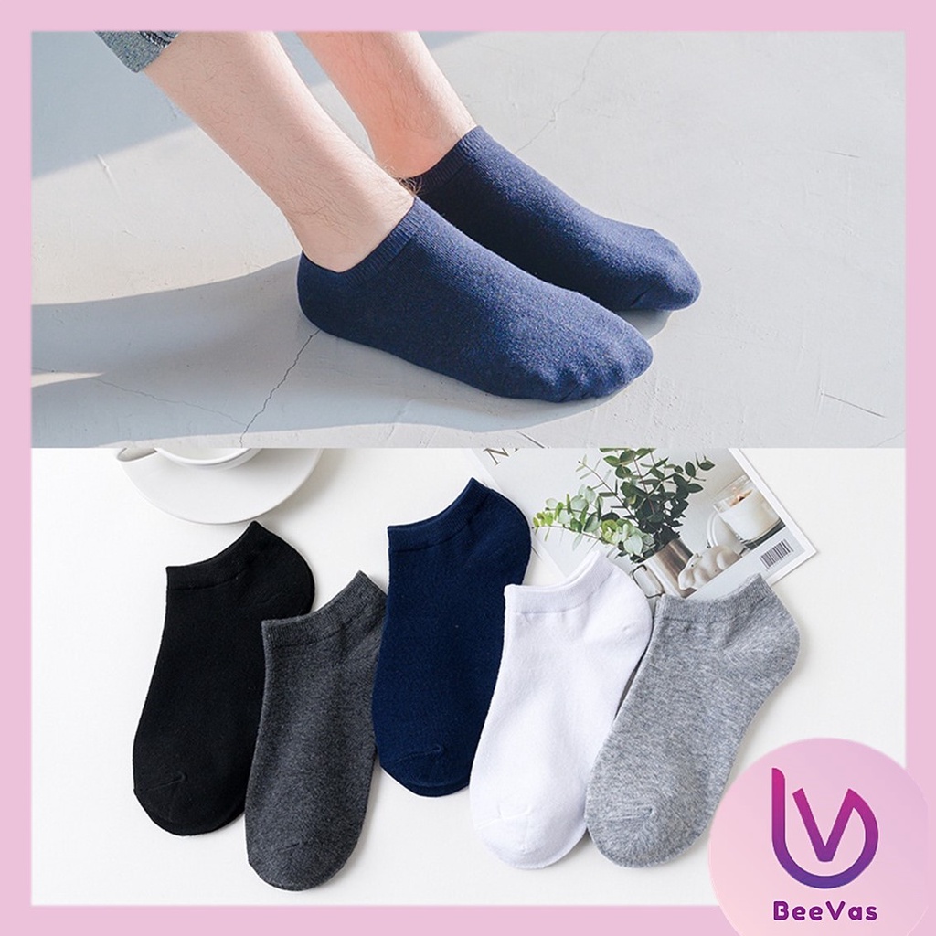 BV.ID KK822 Kaos Kaki Semata Kaki Polos Kaus Kaki Ankle Dewasa Short Socks  cod