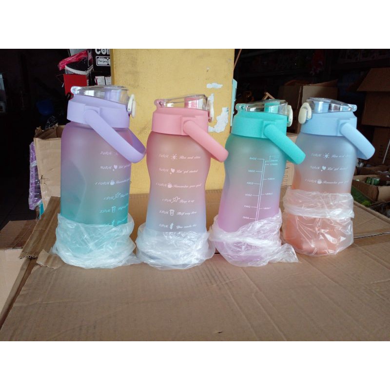 botol viral 2000ml polos tanpa stiker viral
