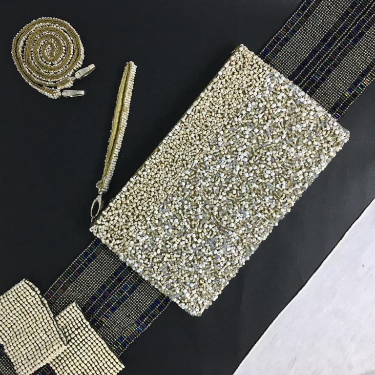 Tas Manik Monte Handmade Khas Bali JUMBO Size (25 x 15 cm: Tali Double)