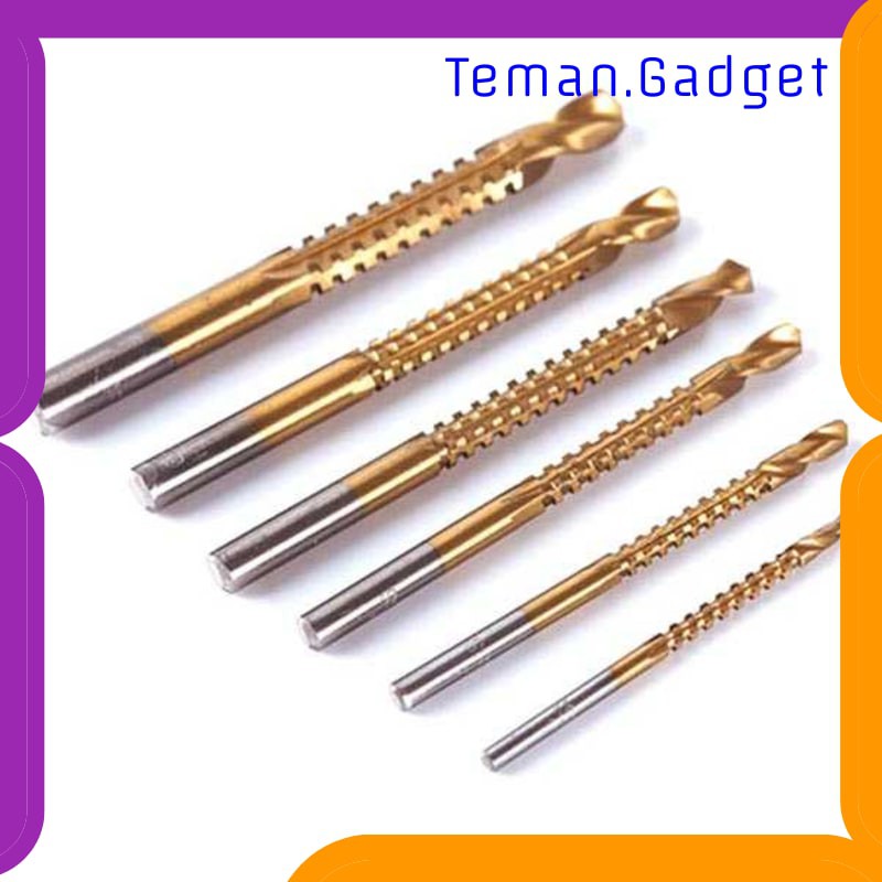 TG-DE113 Deko Mata Bor Power Drill HSS Steel 6PCS