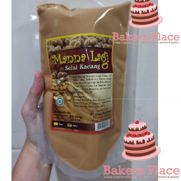 

[DK673] SELAI KACANG MANNA LAGI 1KG Barang Import