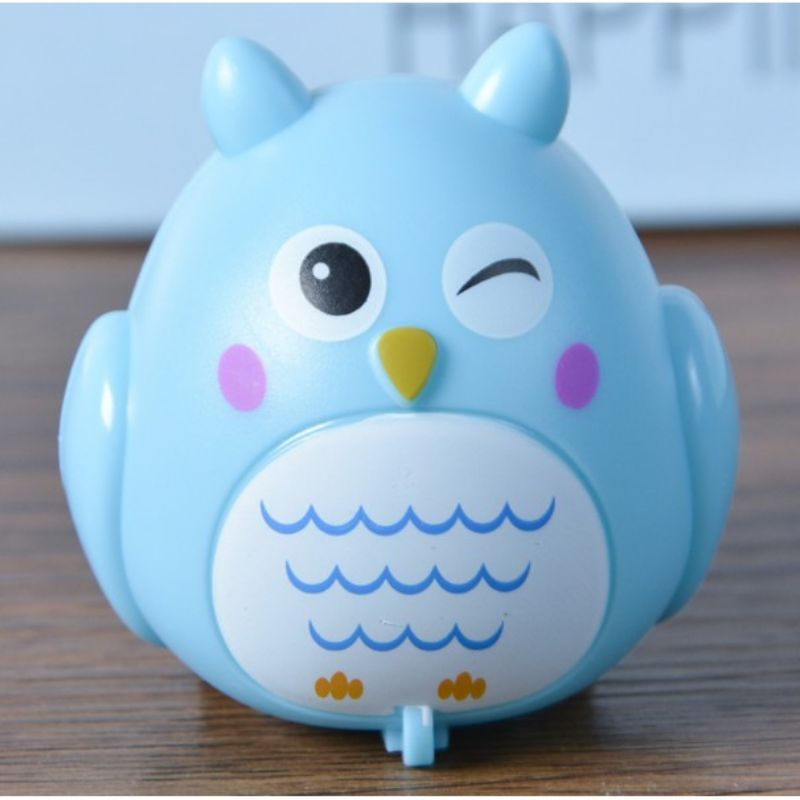 Mainan Anak Mobil Hewan Mobilan Bentuk Binatang Bentuk Hewan Lucu Pull Back / Mainan Lucu Tarik Mundur MURAH-Owl Biru
