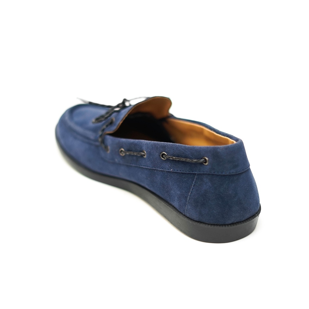 PS  lick sepatu slip on sepatu formal sepatu kasual pria navy