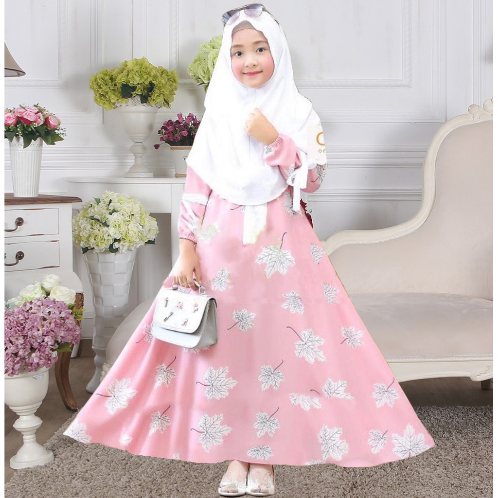 HOPYLOVY - Gamis Anak Perempuan Levenia