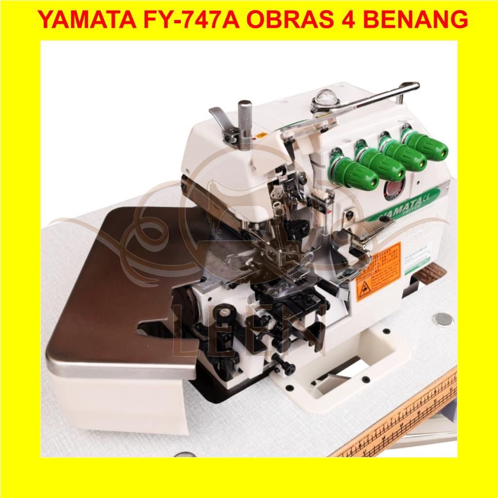 Mesin Obras YAMATA FY747A FY747 747 Benang 4 Industri Garmen Kaos LEEN