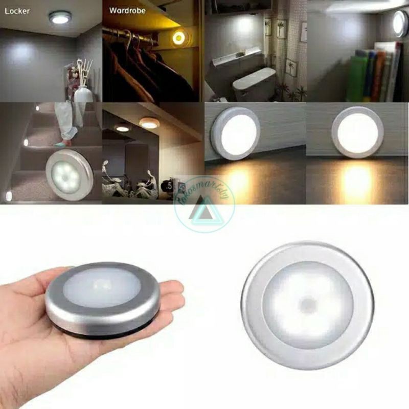 LED Magnetic Motion Sensor Light / Lampu Tempel Dinding Sensor