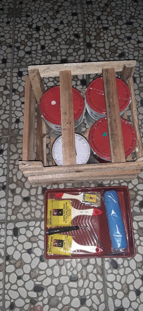 Kuas Rol Taiyo Biru 9 Inch