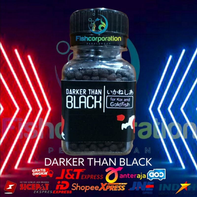 Darker than black / pelet hitam / pelet black / pelet chana / pelet asiatika / pelet koi / pelet kok